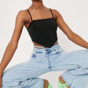 NWT Nasty Gal Slinky Bandana Crop Top